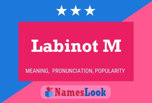 Labinot M Name Poster