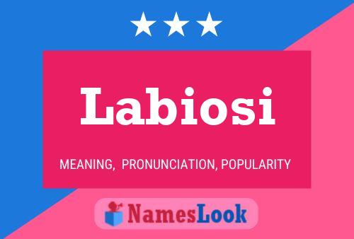 Labiosi Name Poster