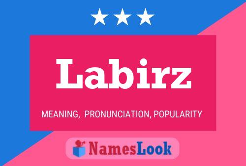 Labirz Name Poster