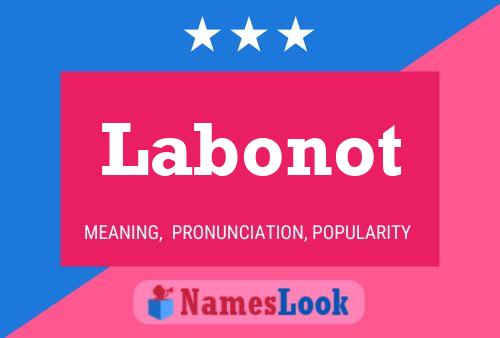 Labonot Name Poster