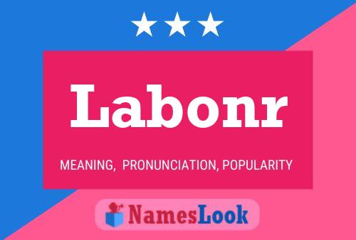 Labonr Name Poster