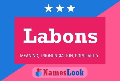 Labons Name Poster