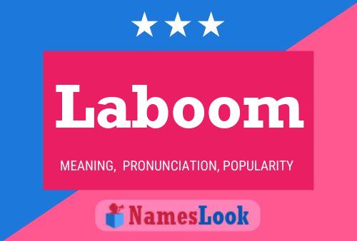 Laboom Name Poster