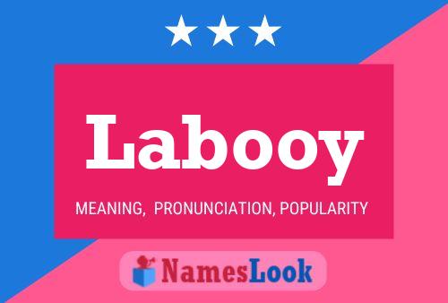 Labooy Name Poster