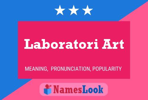 Laboratori Art Name Poster