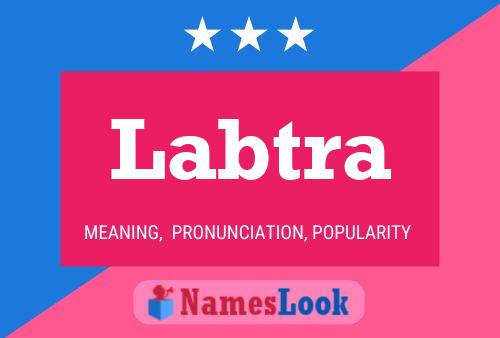 Labtra Name Poster