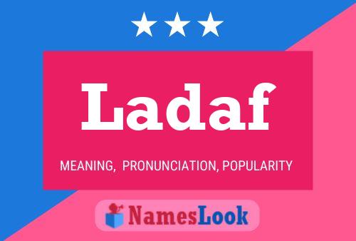 Ladaf Name Poster