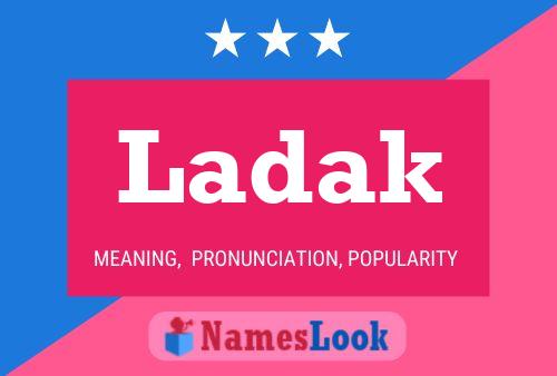 Ladak Name Poster