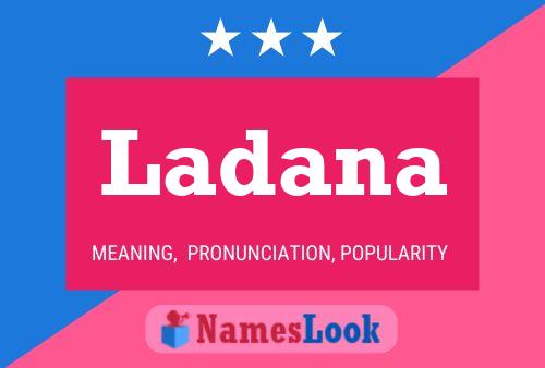 Ladana Name Poster