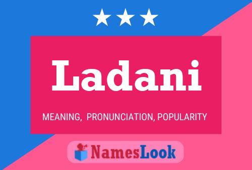 Ladani Name Poster