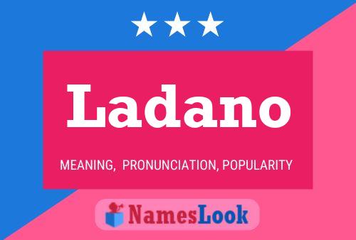 Ladano Name Poster