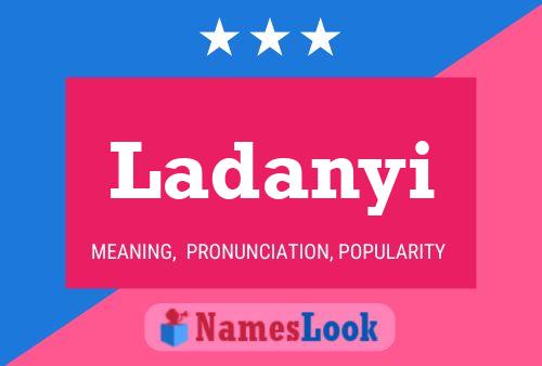 Ladanyi Name Poster