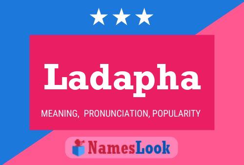 Ladapha Name Poster