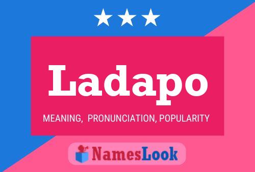 Ladapo Name Poster