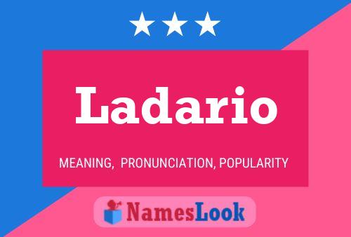 Ladario Name Poster