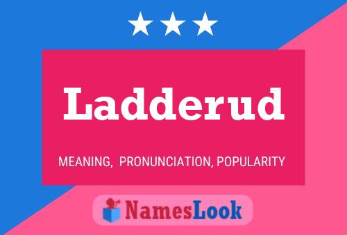 Ladderud Name Poster