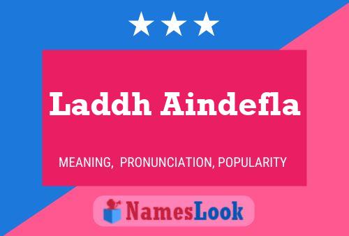 Laddh Aindefla Name Poster