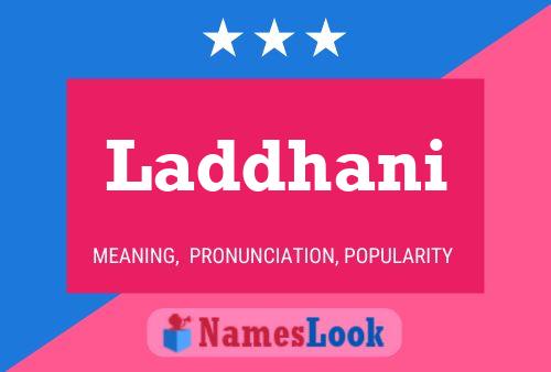 Laddhani Name Poster