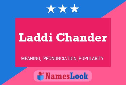 Laddi Chander Name Poster