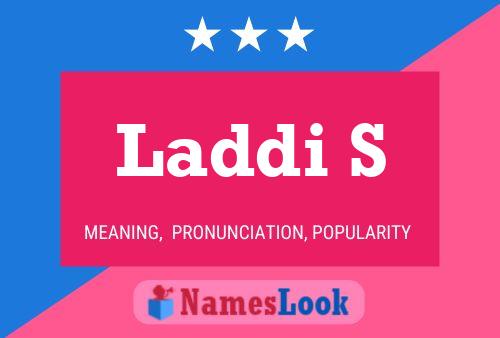 Laddi S Name Poster