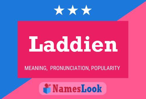 Laddien Name Poster