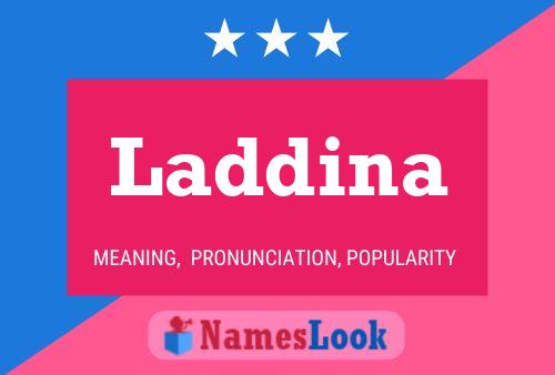 Laddina Name Poster