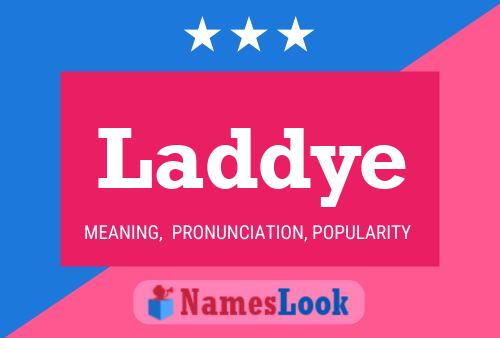 Laddye Name Poster