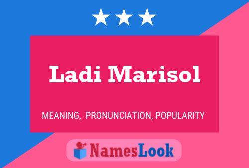 Ladi Marisol Name Poster