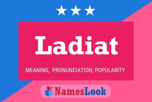 Ladiat Name Poster