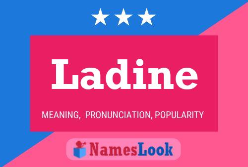 Ladine Name Poster