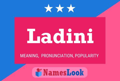 Ladini Name Poster