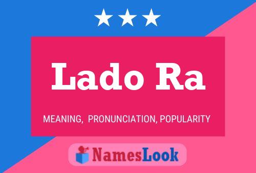 Lado Ra Name Poster