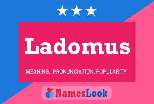 Ladomus Name Poster