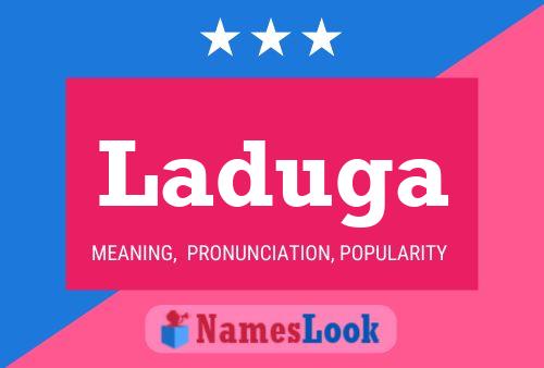 Laduga Name Poster