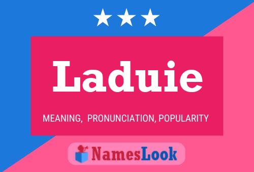 Laduie Name Poster