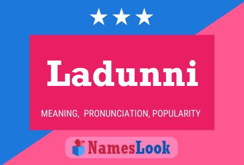 Ladunni Name Poster