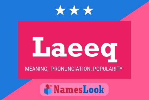 Laeeq Name Poster