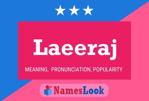 Laeeraj Name Poster