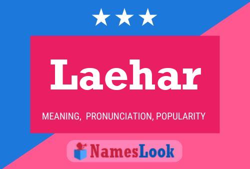 Laehar Name Poster