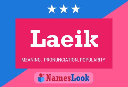 Laeik Name Poster