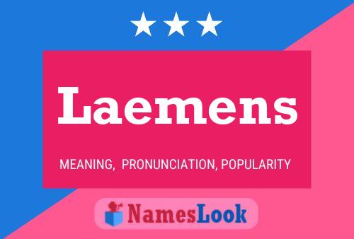 Laemens Name Poster