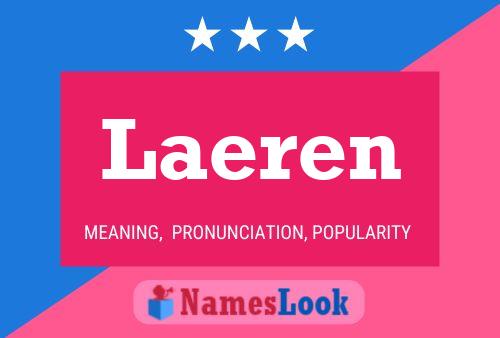 Laeren Name Poster