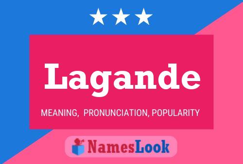 Lagande Name Poster