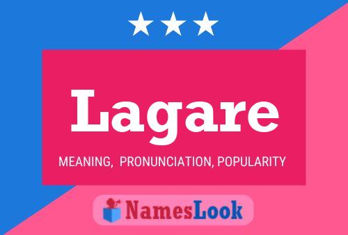 Lagare Name Poster