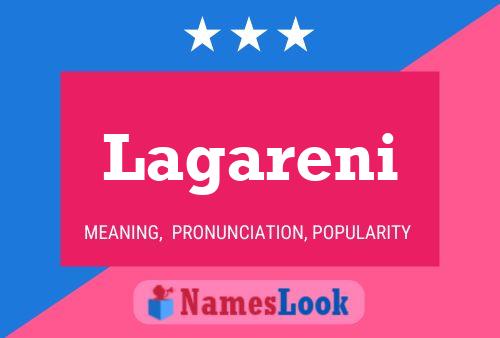 Lagareni Name Poster