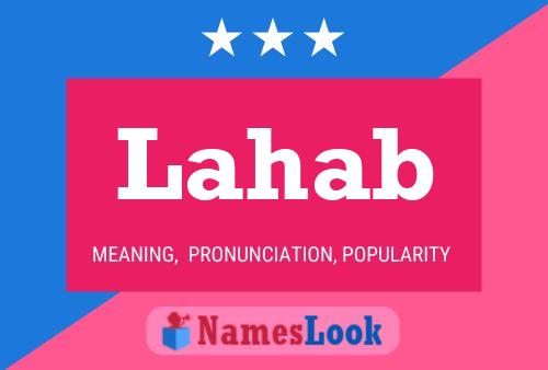 Lahab Name Poster