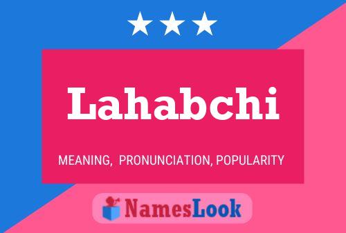 Lahabchi Name Poster