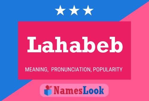 Lahabeb Name Poster