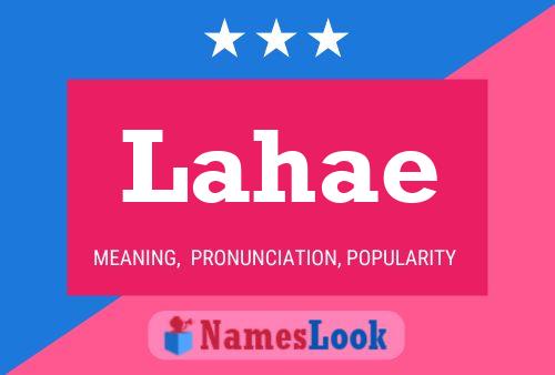 Lahae Name Poster