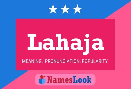 Lahaja Name Poster